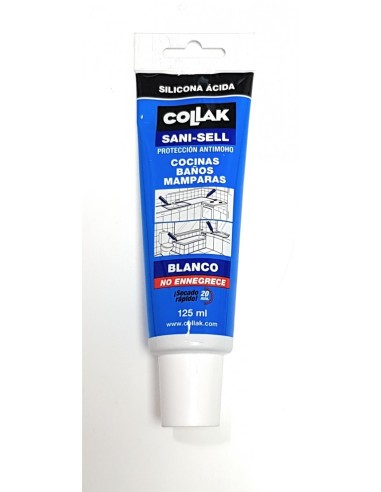 Tubo Silicona Blanco 125Ml Collak