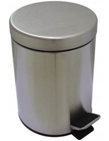 Cubo-papelera Higienica Con Pedal 5L Acero Inox