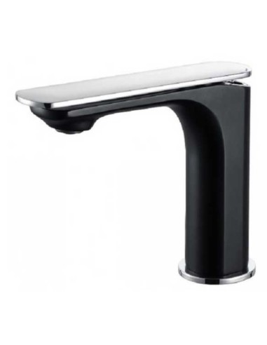 Grifo Monomando Adf St.Paul Lavabo Negro-Cromo