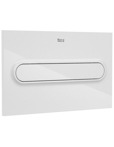 Placa Accionamiento Cisterna Pl1.A Single White ROCA