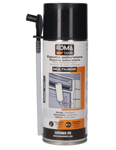 Espuma Poliuretano Canula 300ml Koma Tools