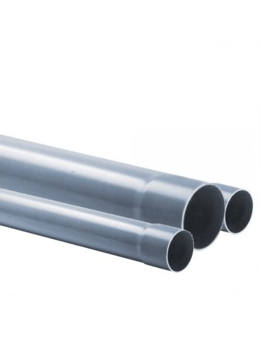 Tubo Sanitario Serie F Pvc Gris (Ud)