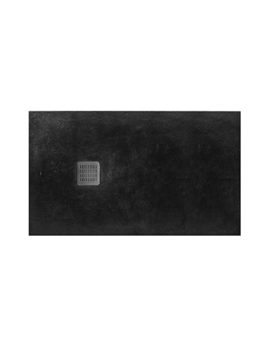 Plato De Ducha Terran 160X140Cm Negro Con Desague ROCA