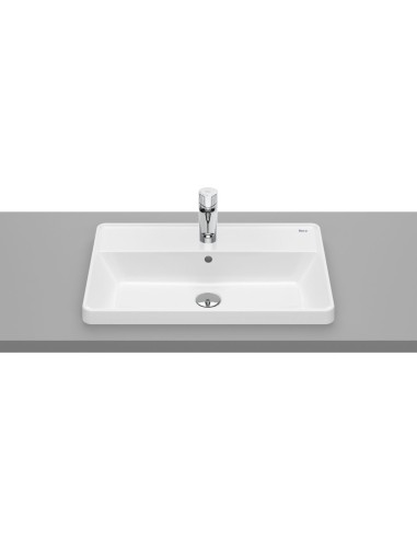 The Gap Lavabo C 600X390X40 1Th Sq Blanco ROCA