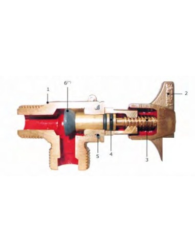 Bahisa Llave Contador Salida 3/4X3/4